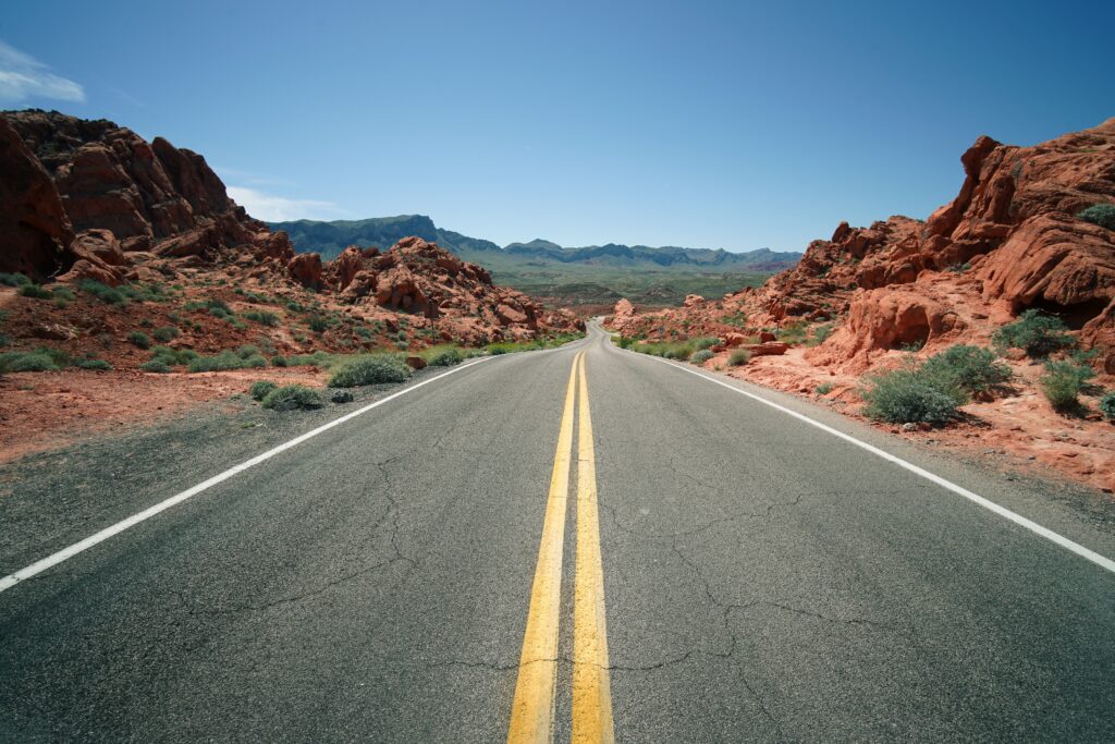 a road in Nevada